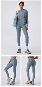 Hot Bán Phụ Nữ Yoga Làm Việc Ra Tập Thể Dục Phòng Tập Thể Dục Wearyoga Quần Xà Cạp Co Giãn Nén Cao Eo Xà Cạp Với Túi - Product Image 5