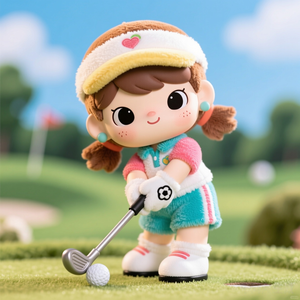 Fabricant de jouets en peluche personnalisés, usine OEM d'<span class=keywords><strong>animaux</strong></span> en peluche, fournisseur de poupées en peluche douces, série de boîtes mystères Golf Girls - Product Image 3