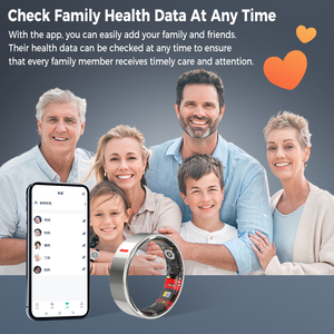 Fitness Freqüência Cardíaca Pressão De Oxigênio Sanguíneo Rastreador Passo Rastreador Anéis Inteligentes para Mulheres Homens - Product Image 4