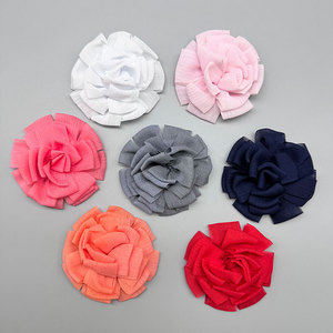 Handmade Pleated 3D Lotus <b>Flower</b> Hair Accessories For Children Clothing Shoes Bags DIY Crafts 8.5cm Fresh <b>Sweet</b> Style - Product Image 1