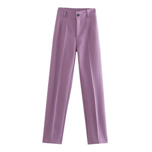 Alxin Online all'ingrosso tinta unita donna pantaloni formali donna Casual nuova moda autunno ragazze abbigliamento donna pantaloni - Product Image 2