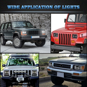 Đèn pha LED vuông MOXI 7 inch mới với chế độ chiếu xa/<span class=keywords><strong>g</strong></span>ần dành cho ô tô đa năng 12-80V - Product Image 3