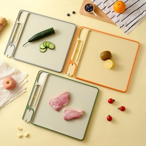 Multifunctional <b>Plastic</b> Cutting Board Non Slip Knife Sharpener Garlic Grater Double-Sided Chopping Board - Product Image 6
