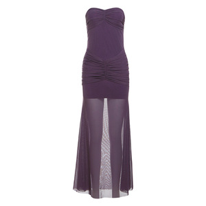 Vestido <span class=keywords><strong>de</strong></span> Tubo sin Mangas para Mujer, Color Sólido, Estilo Urbano, Ajustado, Otoño Invierno - Product Image 6