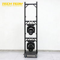 Sistema de Truss de Aluminio en Forma de U para Iluminación y Soporte de Pantallas en Escenarios Móviles