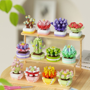 บล็อกก่อสร้างขนาดเล็กสำหรับเด็กอายุ7-14ปีพืชตัด100-200ชิ้น - Product Image 2