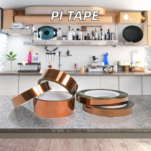 Высококачественная полиимидная термостойкая лента шириной 5 мм односторонняя акриловая клейкая термоплавкая сублимационная лента - Product Image 2