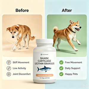 Granulés de lécithine de cartilage de requin personnalisés Dry Cavine pour chiens et chats – Complément nutritionnel de soutien au calcium – OEM - Product Image 3
