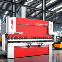 Cintreuse CNC hybride électrique-huile automatique 4000 mm avec contrôle par servomoteur unique et pompe synchronisée pour tôles d'aluminium