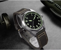 Montre automatique mécanique pour homme, en titane de haute qualité, verre saphir 20 ATM, NH35 C3, pour plongée et pilote, vente en gros sur mesure