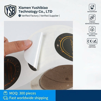 Autocollants d'étiquettes de produits personnalisés en papier synthétique durable, imperméables et résistants à l'huile, avec code-barres holographique YSB, service d'impression professionnel