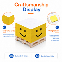 Cubo de Notas Adhesivas para Oficina, Directo de Fábrica, 500 Hojas, Diseño Cuadrado, Escritura Suave, Notas Adhesivas Diarias