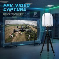 Sistema Fijo de Defensa Contra Drones, Detector de Señales UAV de 70MHz-6GHz con Posicionamiento de Piloto para Campos Petroleros y de Gas