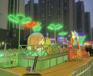 Tren para niños de 380V AC, paseos suaves para parques de atracciones interiores o exteriores - Product Image 2