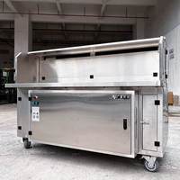 Voiture de barbecue au charbon de bois sans fumée avec filtre à air 3M et filtre électrostatique pour les machines d'élimination des gaz de cuisine de restaurant