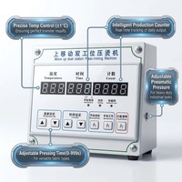 Presse à chaud pneumatique double station 2-en-1 40x60cm à ouverture automatique, imprimante à plat neuve avec moteur pour impression de t-shirts
