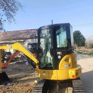 รถขุดขนาดเล็ก 3 ตัน มือสอง Caterpillar 303E CAT 303 303ECR รถขุดขนาดเล็กสำหรับงานจัดสวน มีเบรกเกอร์ 303.5 พร้อมใช้งาน - Product Image 2