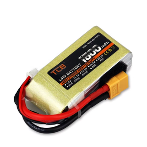 TCB fábrica al por mayor 22,2 V 11,1 V 7,4 V RC Lipo batería paquete 1500mAh 6S 100C para RC avión coche barco iones de litio - Product Image 1