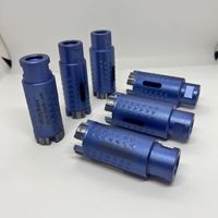 Foret diamanté de 6 à 100 mm avec corps brasé sous vide M14, foret stable pour perçage à sec ou humide de murs en pierre