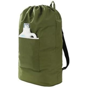 Oxford Large Capacity Front Drawstring <strong>Laundry</strong> Basket <strong>Black</strong> Washable and Adjustable <strong>Bin</strong> - Product Image 1