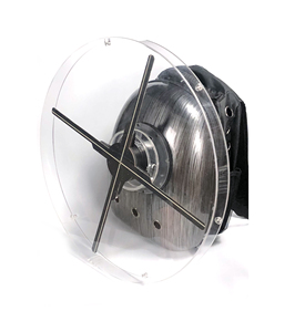 Sac à dos portable avec écran 3D de 52 cm, projecteur à ventilateur LED, ventilateur holographique - Équipement haut de gamme DZ52 Ventilateur LED DZ52 - Product Image 4