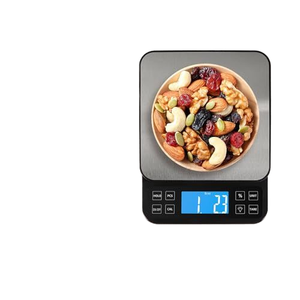 इलेक्ट्रॉनिक बैलेंस बड़ी क्षमता पैलेट फूड स्केल 3 किलोग्राम 5 किलोग्राम 10 किलोग्राम 15 किलोग्राम 0.1 ग्राम 1 ग्राम स्टेनलेस स्टील डिजिटल फूड किचन स्केल - Product Image 2