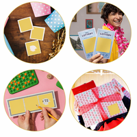 Cartes à gratter personnalisées, autocollants à gratter, étiquettes à gratter carrées et rectangulaires, dorées et argentées, autocollants à gratter auto-adhésifs