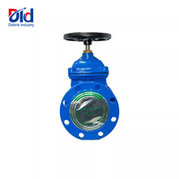 Vanne à opercule manuelle en fonte ductile de 2 pouces (125 mm) à bride non élévatrice, à souder bout à bout, pour applications pétrolières et gazéfiées, modèle DIN 3352
