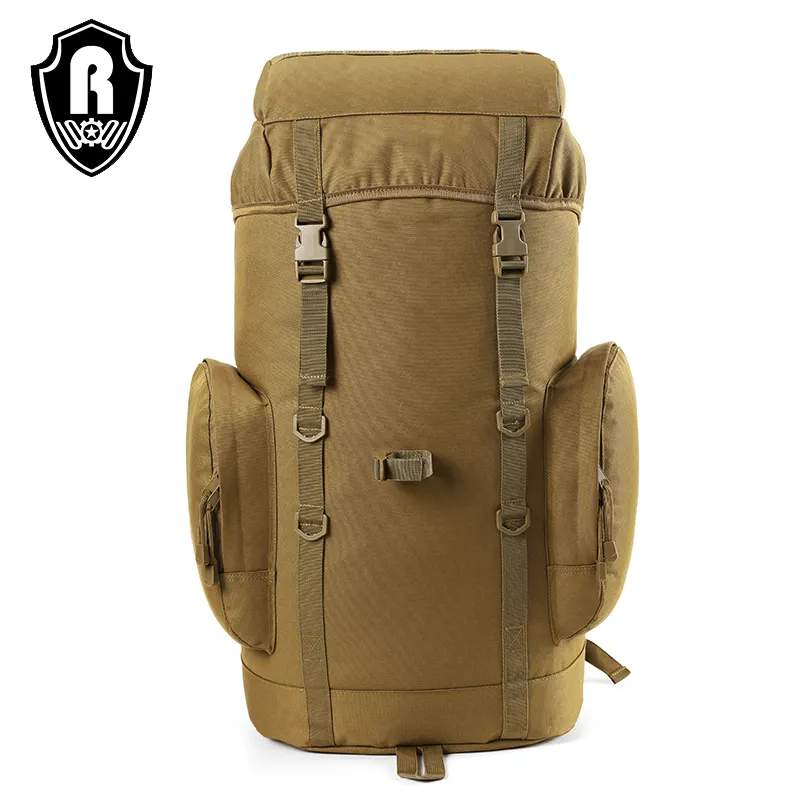 Новый дизайн 45-65л водонепроницаемый уличный тактический рюкзак для пеших прогулок кемпинга альпинизм Поход Рюкзак Хаки