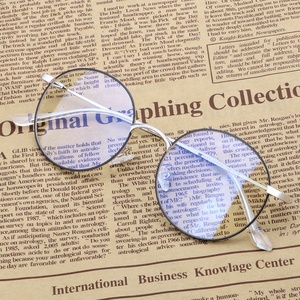 Lunettes de jeu anti-lumière bleue, protection des yeux, monture ronde en métal, filtre anti-lumière bleue, lunettes d'ordinateur - Product Image 5