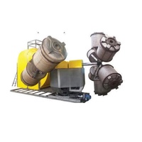 Machine de moulage rotatif industrielle semi-automatique à trois bras biaxiale en acier doux, durable et de qualité assurée