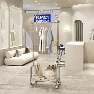 Étagère <span class=keywords><strong>de</strong></span> présentation pour magasin <span class=keywords><strong>de</strong></span> vêtements, cabine d'essayage pour foulards, étagère pour magasin <span class=keywords><strong>de</strong></span> vêtements pour hommes et femmes, support <span class=keywords><strong>de</strong></span> présentation pour <span class=keywords><strong>photos</strong></span> <span class=keywords><strong>de</strong></span> célébrités d'<span class=keywords><strong>Internet</strong></span> - Product Image 2