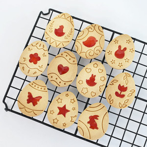 <span class=keywords><strong>Emporte</strong></span>-pièces pour biscuits de Pâques, lot de 10, <span class=keywords><strong>emporte</strong></span>-pièces pour biscuits en forme d'œuf de Pâques, outil de pâtisserie - Product Image 2