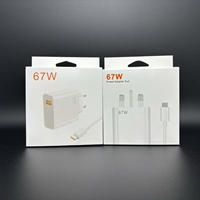 Vente chaude 33w 67W 120W US EU UK Plug Adaptateur de charge rapide pour téléphone portable pour Xiaomi MI Redmi Note Chargeur mural