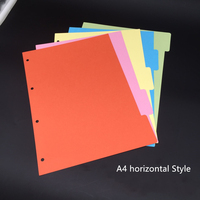 Classeur A7 A6 A5 B5 A4 avec 5 onglets de papier, feuille de papier ample, pour Notebook, Scrapbook, Journal, Pages, planificateur, Inserts