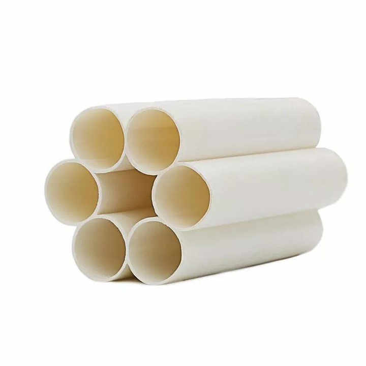 grid communication pipe with extrusion pvc grid 9 or 6 hole pipe