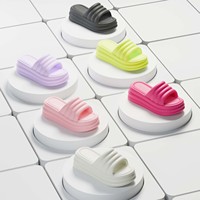 Sandalias Deportivas de Plataforma con Punta Abierta para Mujer, Moda Primavera-Verano-Otoño 2026, Casuales, Sin Cordones, para Playa y Exteriores
