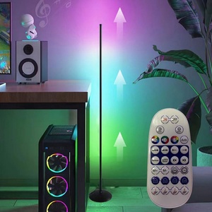 RGB Floor Lamp LED Corner <b>Standing</b> Lamp Color Changing Music Sync with APP Remote <b>Control</b> by USB Power for Living Bedroom - Product Image 1