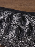 Tas pinggang pria bermotif buaya baru, tas selempang kecil klasik dan bergaya, tas pinggang kecil trendi untuk luar ruangan, tas penyimpanan.