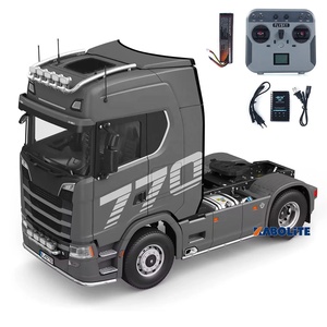 Camion tracteur RC KABOLITE 770S 100 1/14 4X2 avec châssis en métal, transmission à 2 vitesses, radiocommande FlySky, son et lumière K770S - Product Image 2