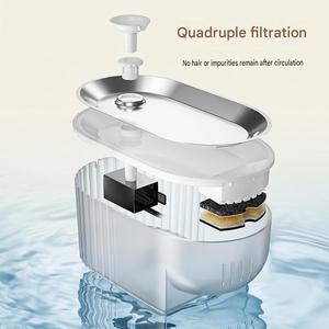 Fuente de Agua <span class=keywords><strong>para</strong></span> Mascotas Personalizable OEM ODM, Bomba de Agua Silenciosa de Grado Alimenticio, Dispensador Automático de Agua <span class=keywords><strong>para</strong></span> <span class=keywords><strong>Perros</strong></span> y Gatos, Venta al Por Mayor - Product Image 5