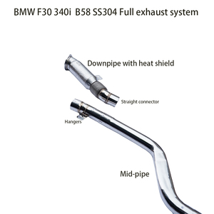 Nouveau tuyau de silencieux en acier inoxydable à <span class=keywords><strong>prix</strong></span> d'usine pour système d'échappement B58 F30 Catback d'échappement de réglage efficace - Product Image 2