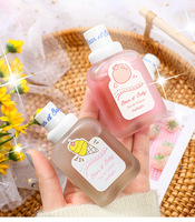 Mini Eau de Parfum Vaporisateur Corporel 50ml Longue Durée Parfum Léger pour Étudiants Unisexe Ours Bébé avec Senteur Lait de Pêche