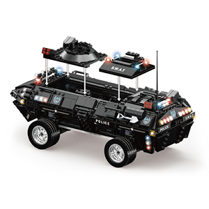 WOMA Đồ Chơi Robot 2 Trong 1 Giáo Dục Cho Trẻ Em Sinh Viên Thương Hiệu Riêng C0551 Bộ Khối Xếp Hình Bảo Vệ Bọc Thép SWAT Cảnh Sát Thành Phố - Product Image 3