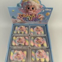 Jouet anti-stress à presser en forme de griffe de chat, texture croquante, imitation chocolat croustillant, à récupération lente, unisexe, 14 ans et plus, lot de 12 pièces