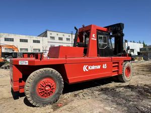 Chariot élévateur diesel Kalmar DCD450 d'occasion de 45 tonnes avec mât à trois sections - Product Image 5