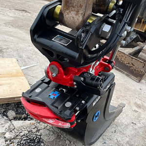 Moteur de grappin hydraulique inclinable robuste pour excavatrice de 5 à 8 tonnes, rotation à 360°, inclinaison à 45°, pour la découpe de ferraille en acier - Product Image 4