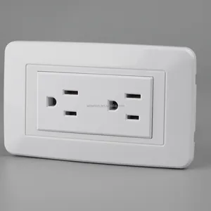 american us electric accessories two 2 gang wall electric duplex receptacles socket outlets