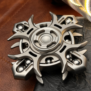 HALOOPLAYER Venta al por mayor EDC Deslizador Magnético Metálico Antiestrés, Juguetes Giratorios para Aliviar el Estrés para Adultos, Clicker, Anillos Antiestrés - Product Image 4