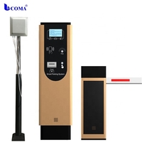 Système de barrière de parking automatique RFID avec lecteur de carte Bluetooth, distributeur de tickets papier, puissance 100W, 110V/220V, garantie de 2 ans